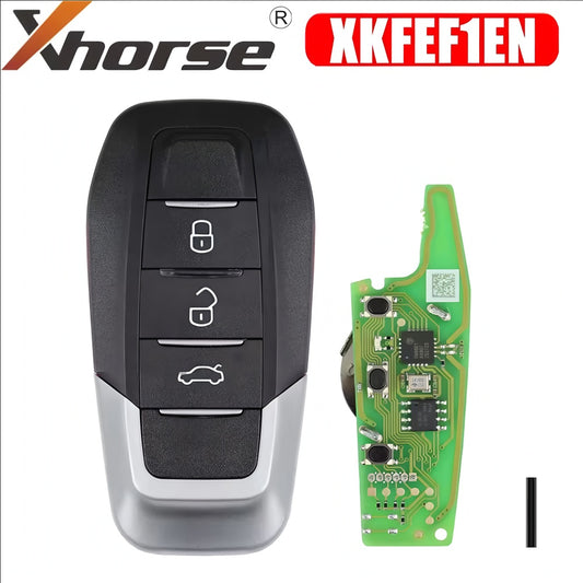 Xhorse XKFEF1EN Wire Remote Key 3 Buttons Bright Red Folding Key