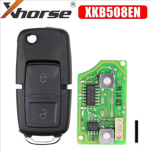Xhorse XKB508EN Wire Universal Remote Key B5 Style 2 Buttons English Version