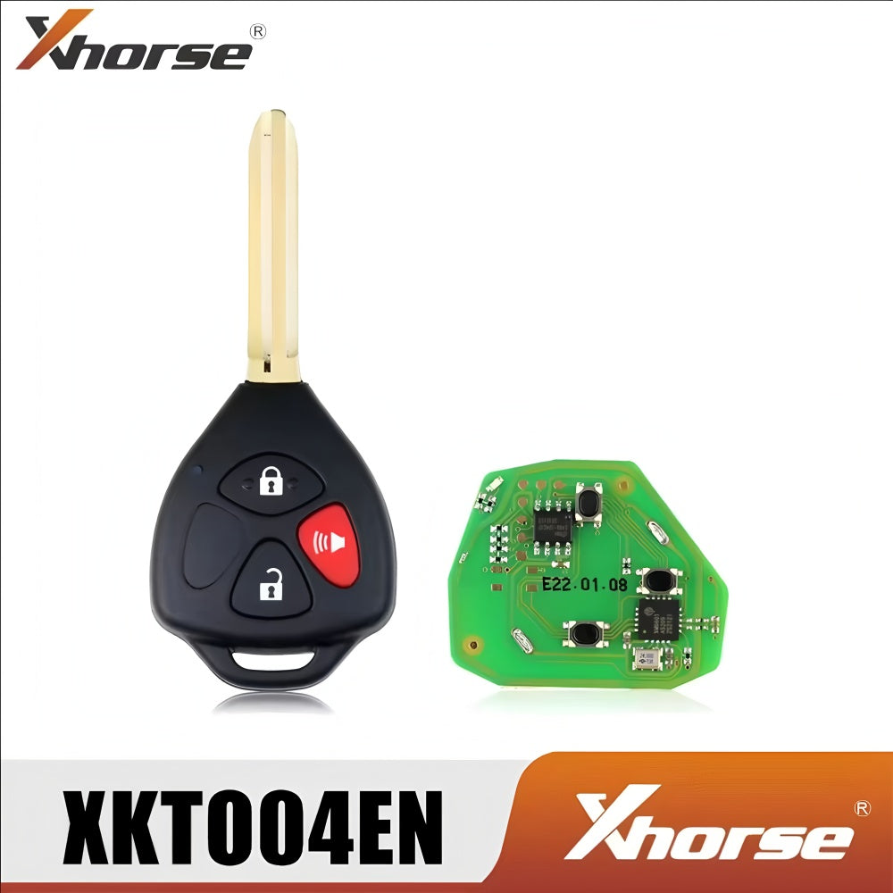 Xhorse XKTO04EN Wire Universal Remote Key For Toyota Style 3 Buttons