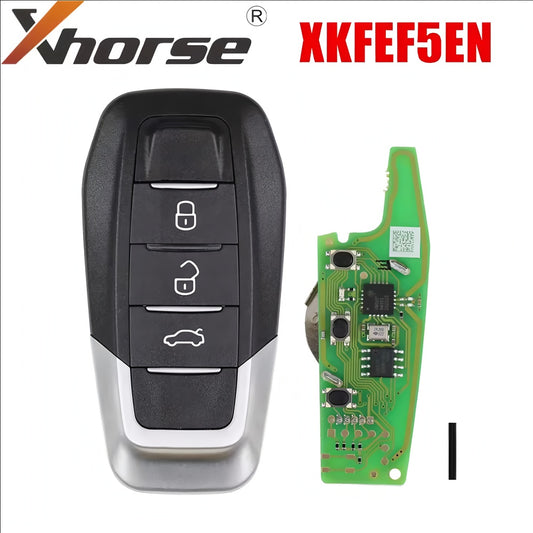 Xhorse XKFEF5EN FA.LL Type Wired Folding Key 3 Buttons Bright Black Universal Remote Key