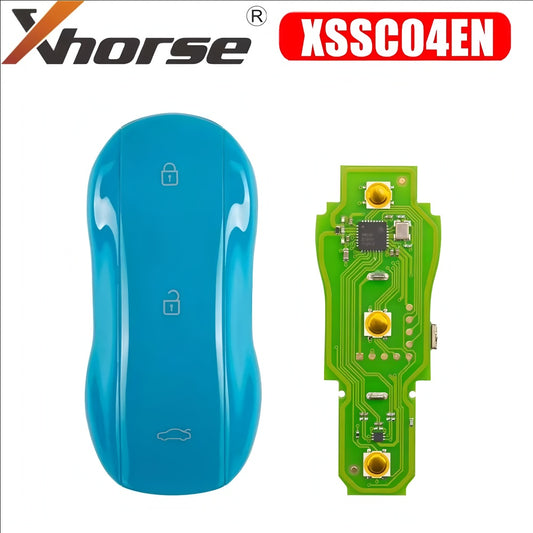 Xhorse XSSC04EN XM38 TOY.T Universal Smart Key Supercar Style Miami Blue Color 3 Buttons