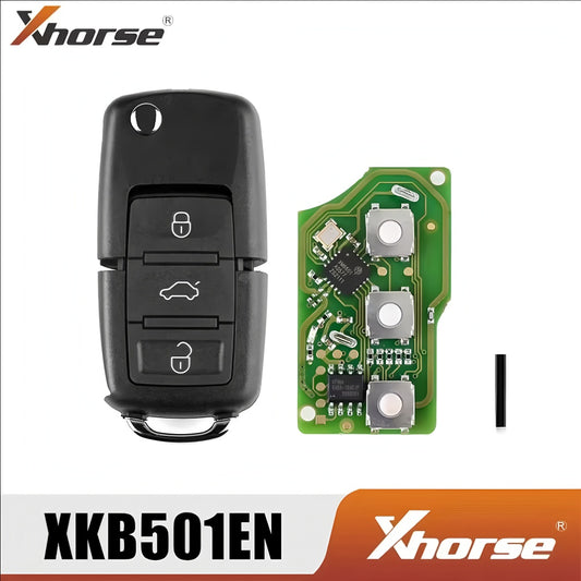 Xhorse XKB501EN Wire Universal Remote Key 3 Buttons For Volkswagen B5 Type 3 Buttons