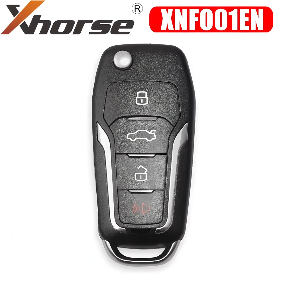 Xhorse XNFO01EN Wireless Remote Key 4 Buttons for Ford Style