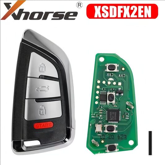 Xhorse XSDFX2EN Small Knife Style 4 Buttons XS Series Universal Smart Key