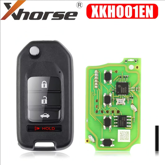 Xhorse XKHO01EN Universal Remote Key Fob 3+1 Button for H-onda Type English Version