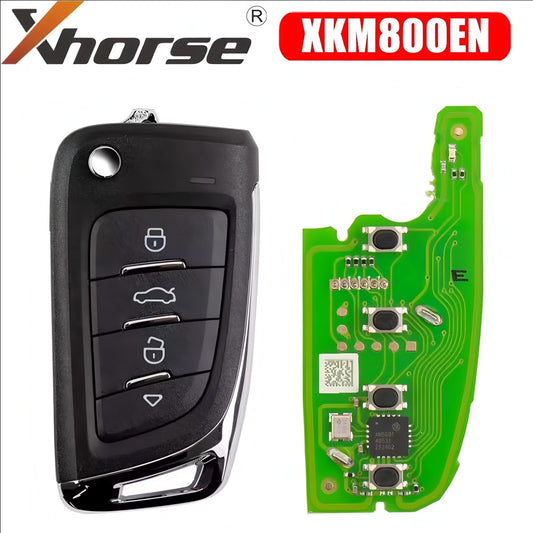 Xhorse XKM800EN Universal Flip Wire Remote Key Knife Style 4 Buttons