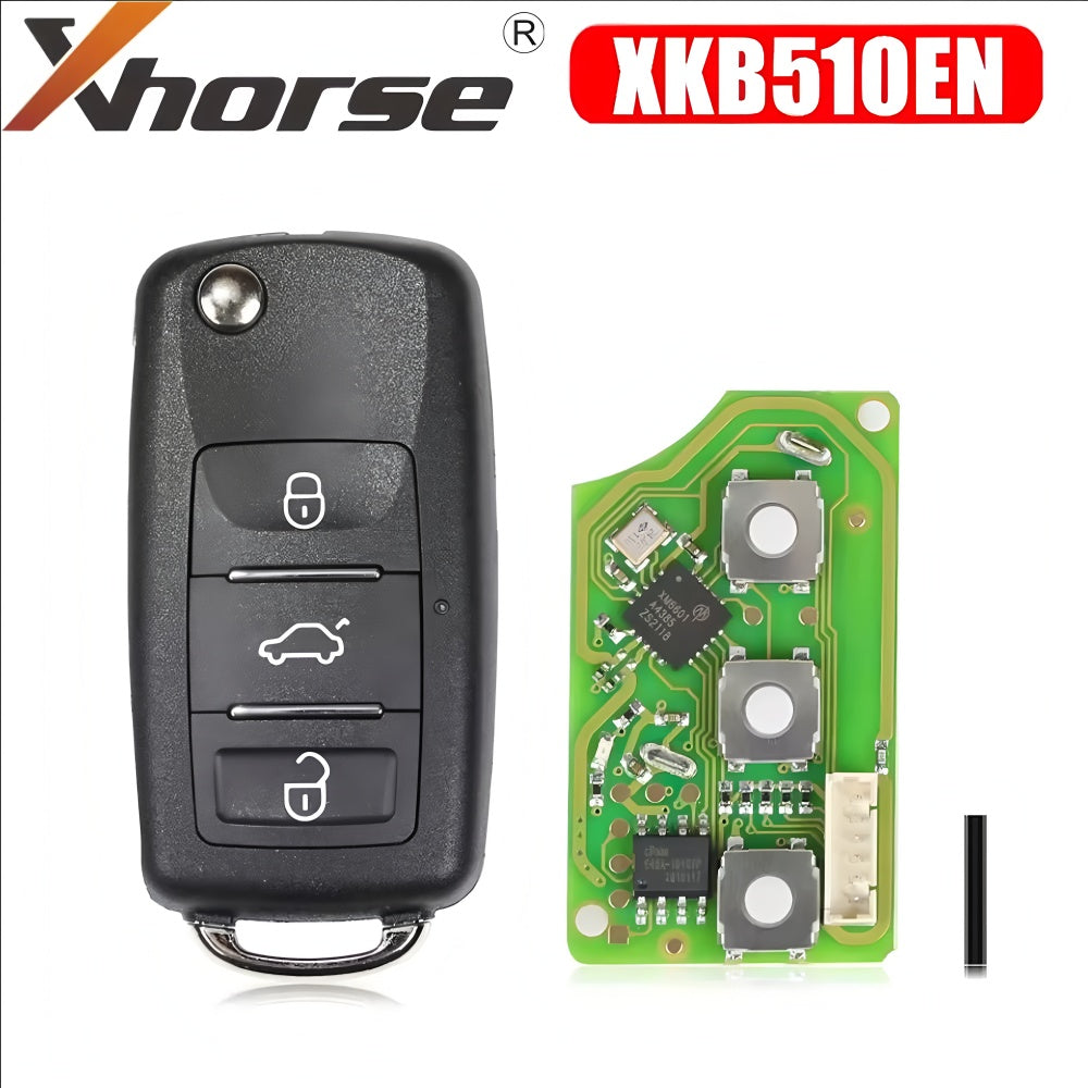 Xhorse XKB510EN Universal Remote Key B5 Type 3 Buttons English Version