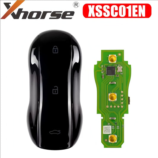 Xhorse XSSC01EN XM38 TOY.T Universal Smart Key Supercar Style Glossy Black Color 3 Buttons
