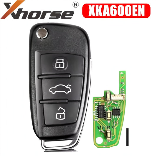 Xhorse XKA600EN Universal Remote Key 3 Buttons For Audi A6L Q7 Type