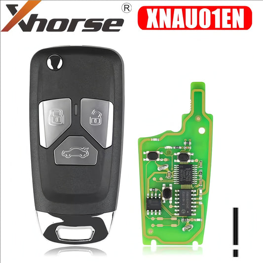 Xhorse XNAU01EN For Audi Style Wireless VVDI Universal Flip Remote Key With 3/4 Button