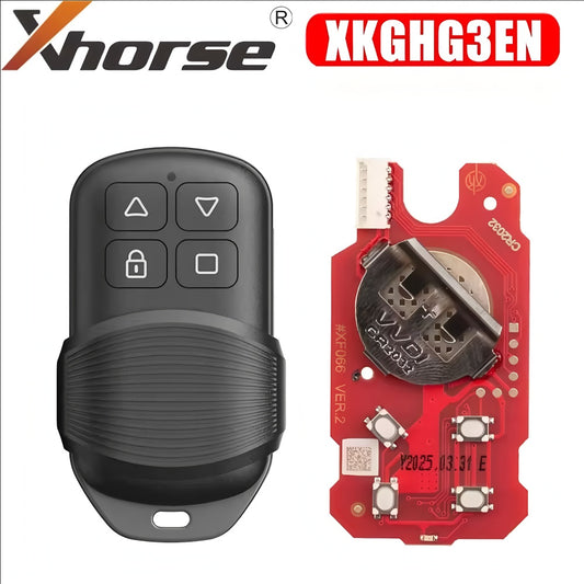 Xhorse XKGHG3EN 2nd Generation Masker Style Garage Remote Key 4 Buttons