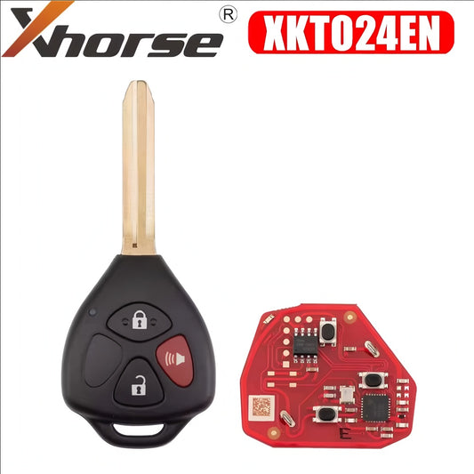 Xhorse XKTO24EN 2nd Generation Wire Remote Key for Toyota Style 3 Buttons