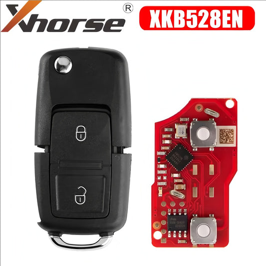 Xhorse XKB528EN 2nd Generation Wire Remote B5 Style 2 Buttons English Version