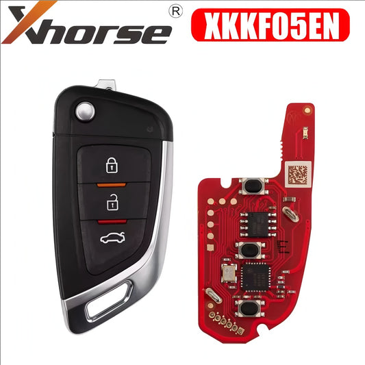 Xhorse XKKF05EN Knife Style 3 Buttons 2nd Generation Wire Remote Key English Version